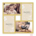 Bild von Bilderrahmen Metall Elmar Gold 4x10x15cm (25x25cm), VRG549 - VE 2