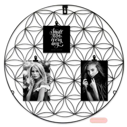 Bild von Bilderrahmen Metall Jolanda für mit 3 Fotoclips 51x51x3,5cm, LA772 - VE 2