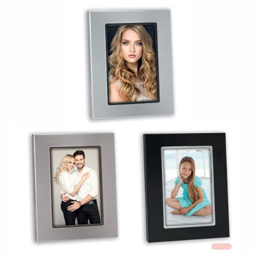 Bild von Bilderrahmen Metall Leonardo 7x10cm, 3-farbig gemischt, WR710 - VE 12