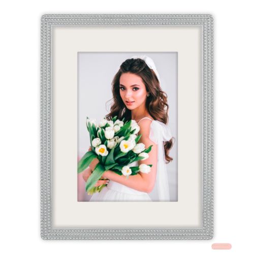 Bild von Bilderrahmen Metall mit Kristalsteinen, Bach, 10x15/15x20cm, KV8746