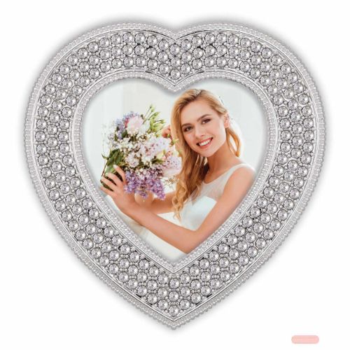 Bild von Bilderrahmen Metall mit Kristalsteinen, Chopin 5x5cm, KV8822 - VE 3