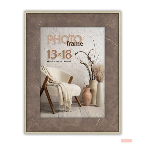 Bild von Bilderrahmen Kunststoff Colmar Brown 13x18cm, YH857B - VE 3