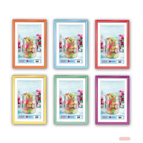 Bild von Bilderrahmen Kunststoff Color Basic 13x18cm, mehrfach gemischt - VE 12