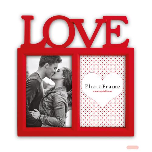 Bild von Bilderrahmen Kunststoff Madeira Rot 2x10x15 (23x23), XC42R - VE 3