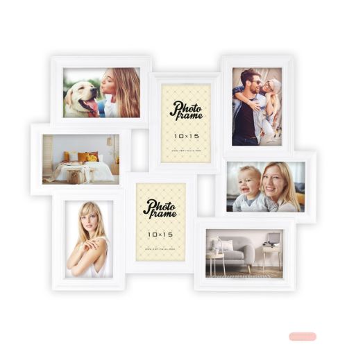 Bild von Bilderrahmen Kunststoff Tolosa white 8x10x15cm (51x42)