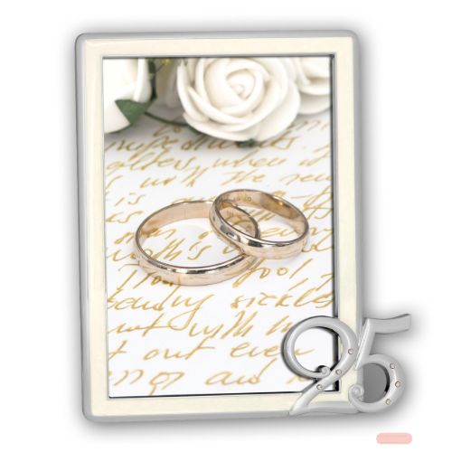 Bild von Bilderrahmen Metall mit Kristalsteinen, Twenty Five 10x15cm, P2546 - VE 2