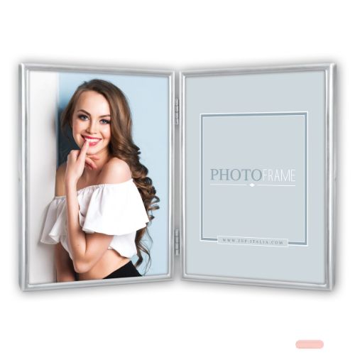 Bild von Bilderrahmen Metall Silvia 2 Q für 2 Fotos 10x15cm, VK461D - VE 2