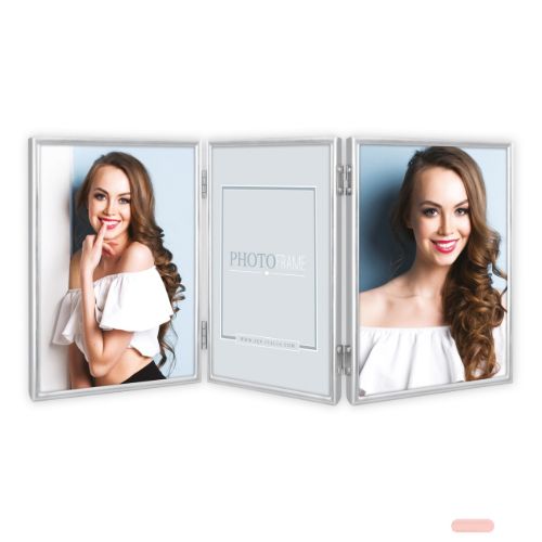 Bild von Bilderrahmen Metall Silvia 3Q für 3 Fotos 10x15cm, VK461T