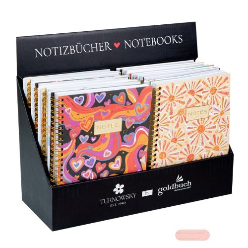 Bild von Display Good Vibes, Spiralblock DIN A5, 16 Stk. gemischt