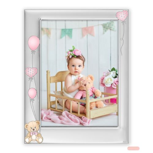 Bild von Bilderrahmen Metall/Holz Ivan Pink für Foto 10x15cm, B17346P - VE 2