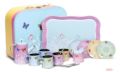 Bild von BUTTERFLY TIN TEA SET, Metall Tee-Set 18-tlg im Koffer, ca.29cm (SR)