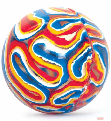 Bild von CLASSIC BOUNCY BALL, Springball Kunststoff, mehrfach sortiert, ca.3,5cm, in Dose - VE 60