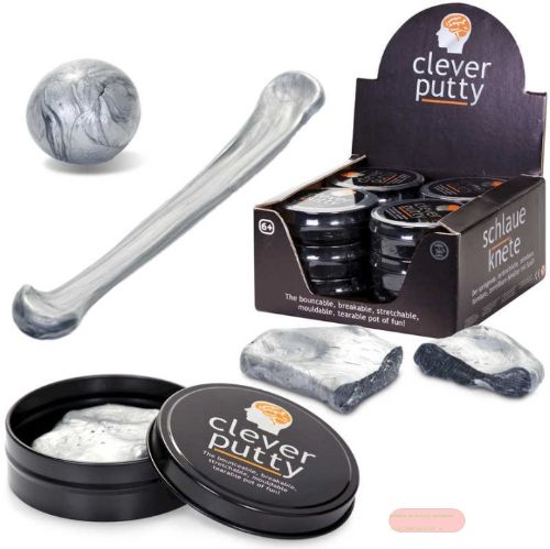 Bild von CLEVER PUTTY, Knete intelligent, in Dose, Display - VE 12