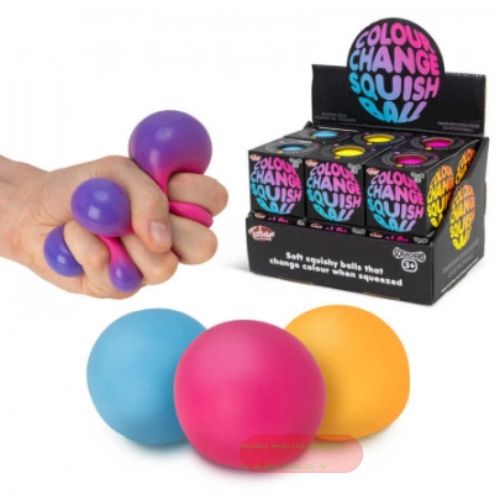 Bild von COLOUR CHANGE SQUISH BALL, Quetschball mehrfarbig, ca.6cm, Box - VE 12