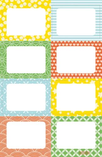 Bild von COLOUR LABELS, Stickers diverse (4 Blatt/Pack) - VE 10 (Pack)