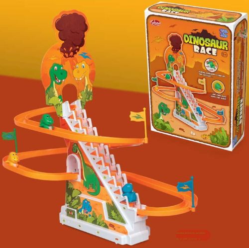 Bild von DINOSAUR RACE, ca.32cm, batteriebetrieben, Box - VE 3 (SR)