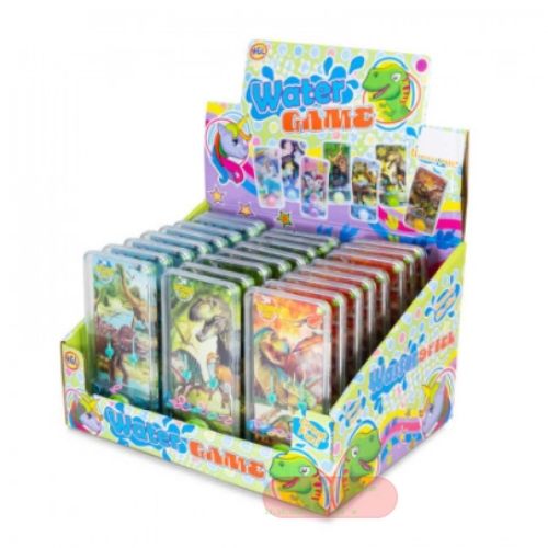 Bild von DINOSAUR WATER GAME, Wasserspiel Dino gemischt, ca.14cm, Display - VE 24