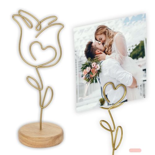 Bild von Bilderrahmen/Halter Holz/Metall Celeste 6x17cm, VR524 - VE 3