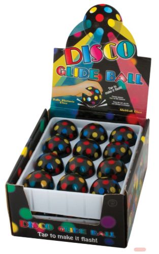 Bild von DISCO GLIDE BALL, ca.4,5cm, inkl. Batterie, Display - VE 24