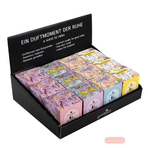 Bild von Display Duft-Kerzen im Glas, ca.4,5cm, Insignia, 12 Stk. gemischt (gemäss Katatolg) (SR)