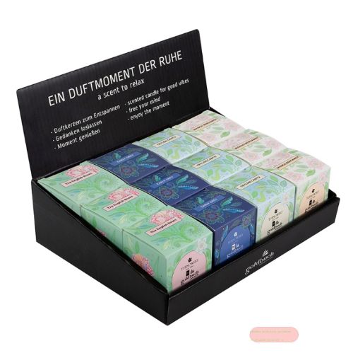 Bild von Display Duft-Kerzen im Glas, ca.4,5cm, Nature's Melody, 12 Stk. gemischt (gemäss Katatolg)