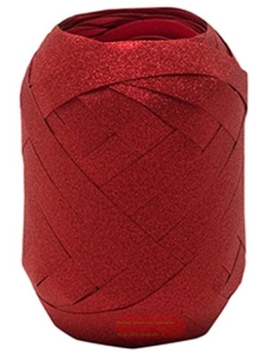 Bild von Eiknäuel Jumbo Glamour, Polyband 10mmx15m , rot - VE 6