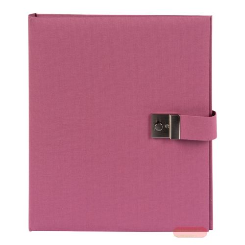 Bild von Dokumentenmappe mit 5 Taschen, Leinen, 24.5x30.5cm, Bella Vista, fuchsia