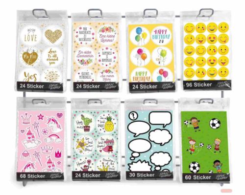 Bild von DISPLAY STICKER für 8 Serien à jeweils 10 Pack, nur mit Vollbestückung