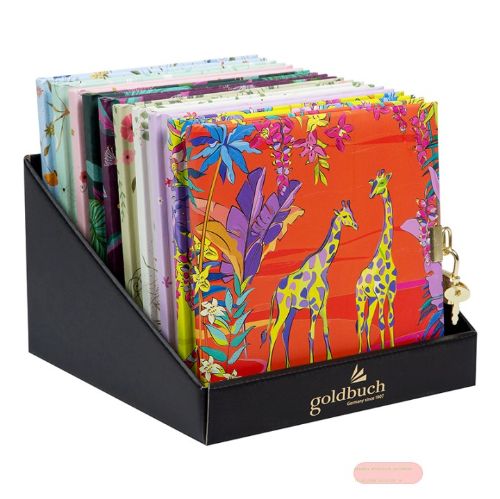 Bild von Display Tagebücher 16,5x16,5cm - 96 S.weiss, Turnowsky new - VE 10