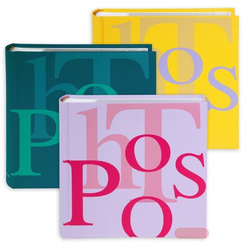 Bild von Einsteckalbum Hardcover geb. für 200 Fotos 10x15cm, p-h-o-t-o-s sortiert (3) - VE 12
