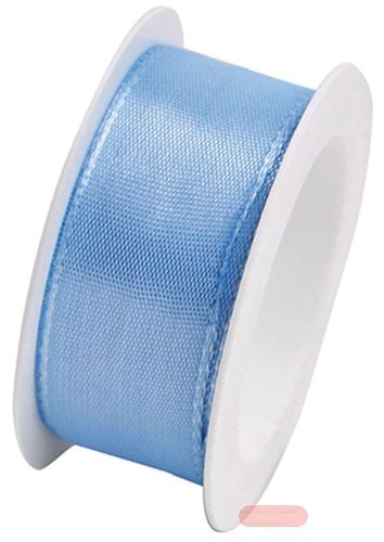 Bild von Drahtkantenband, 25mm x 2,5m, hellblau - VE 6