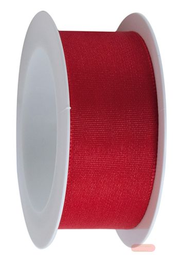 Bild von Drahtkantenband, 25mm x 2,5m, rot - VE 6