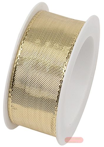 Bild von Drahtkantenband, 25mm x 2m, gold - VE 6