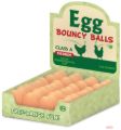 Bild von EGG BOUNCY BALL, Kunststoff, Eierflummis, ca.5,5cm, im Display - VE 24