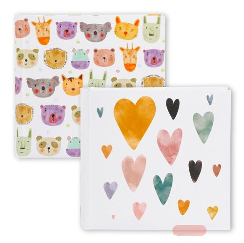 Bild von Einsteckalbum Hardcover geb. für 200 Fotos 10x15cm, Aquarellio sortiert - VE 12