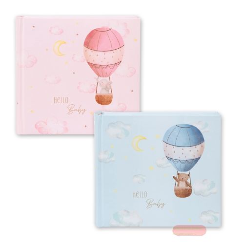 Bild von Einsteckalbum Hardcover geb. für 200 Fotos 10x15cm, Balloon Journey sortiert - VE 12