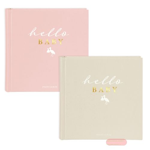 Bild von Einsteckalbum Hardcover geb. für 200 Fotos 10x15cm, Hello Baby sortiert - VE 12