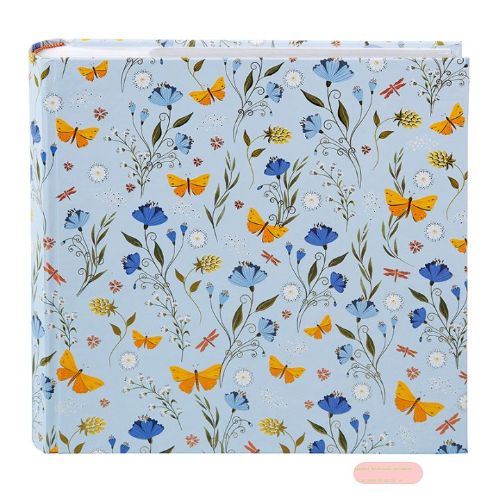 Bild von Einsteckalbum Hardcover geb. für 200 Fotos 10x15cm, Secret Garden blue