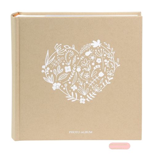 Bild von Einsteckalbum Hardcover geb. für 200 Fotos 10x15cm, Springheart - VE 12