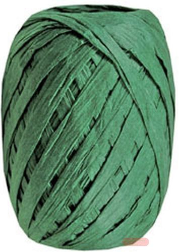 Bild von Eiknäuel Papier Raffia-Band, ca.30m , d'grün - VE 10