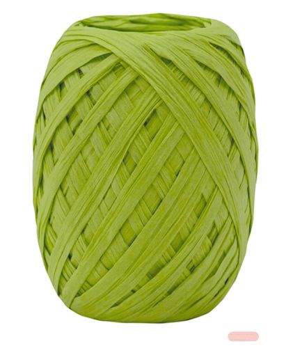 Bild von Eiknäuel Papier Raffia-Band, ca.30m , hellgrün - VE 10