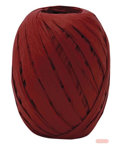 Bild von Eiknäuel Papier Raffia-Band, ca.30m , rot - VE 10