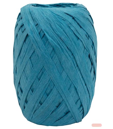 Bild von Eiknäuel Papier Raffia-Band, ca.30m , türkis - VE 10