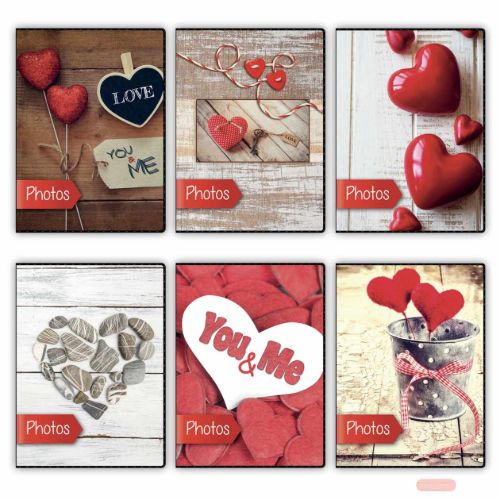 Bild von Einsteckalben Motive mehrfach gemischt für 40 Fotos 10x15 in Box, ZP20-129, MC4640 - VE 36