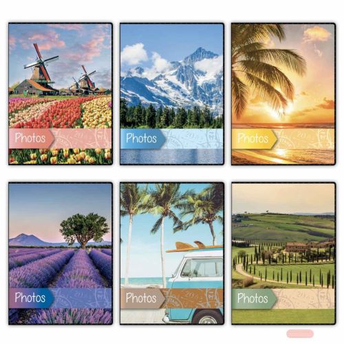 Bild von Einsteckalben Motive mehrfach gemischt für 40 Fotos 10x15 in Box, ZP20-130, MV4640 - VE 36