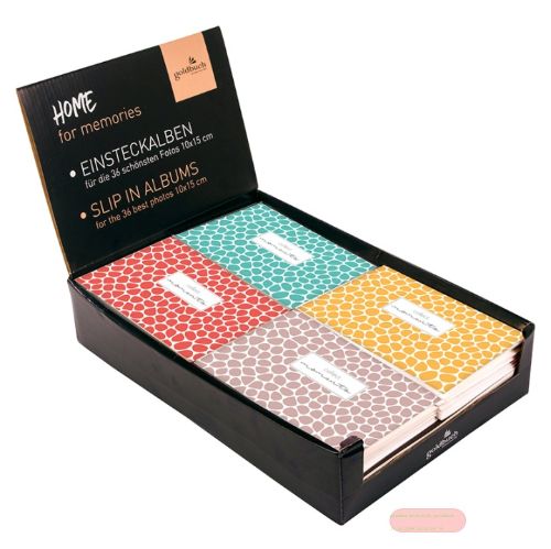 Bild von Einsteckalben Softcover für 32 Fotos 10x15cm quer,Trendy Tale sortiert (3),Display - VE 36