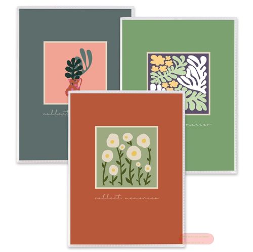 Bild von Einsteckalben Softcover für 32 Fotos 10x15cm, Aura sortiert (3) - VE 24