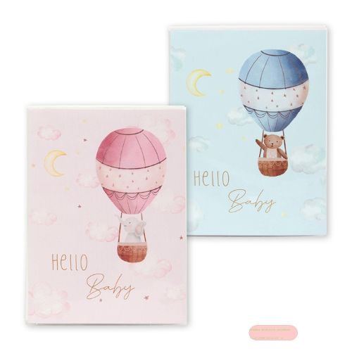 Bild von Einsteckalben Softcover für 32 Fotos 10x15cm, Balloon Journey sortiert - VE 24