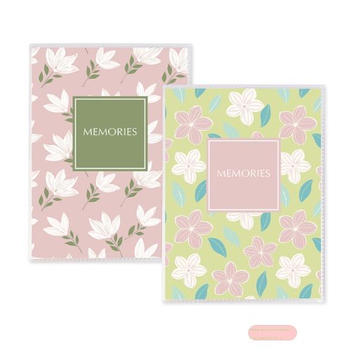 Bild von Einsteckalben Softcover für 32 Fotos 10x15cm, Blossom Story sortiert - VE 24