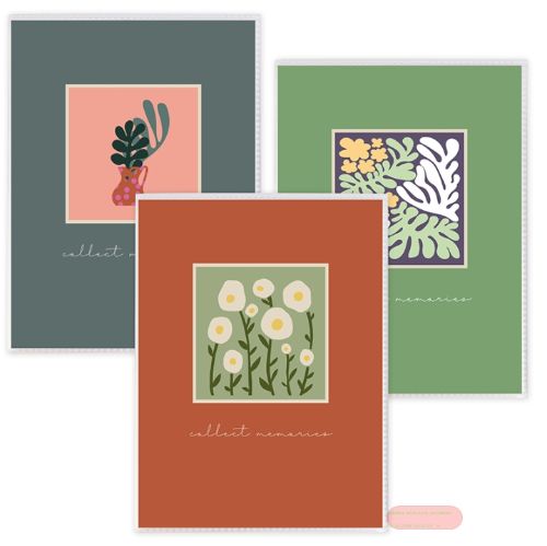 Bild von Einsteckalben Softcover für 32 Fotos 13x18cm, Aura sortiert - VE 24